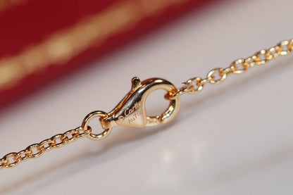[Kincade Jewelrys]LOVE NECKLACE PINK GOLD AND SILVER