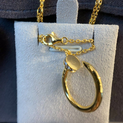 [Kincade Jewelrys] JUSTE COLLIER OR DIAMANTS 