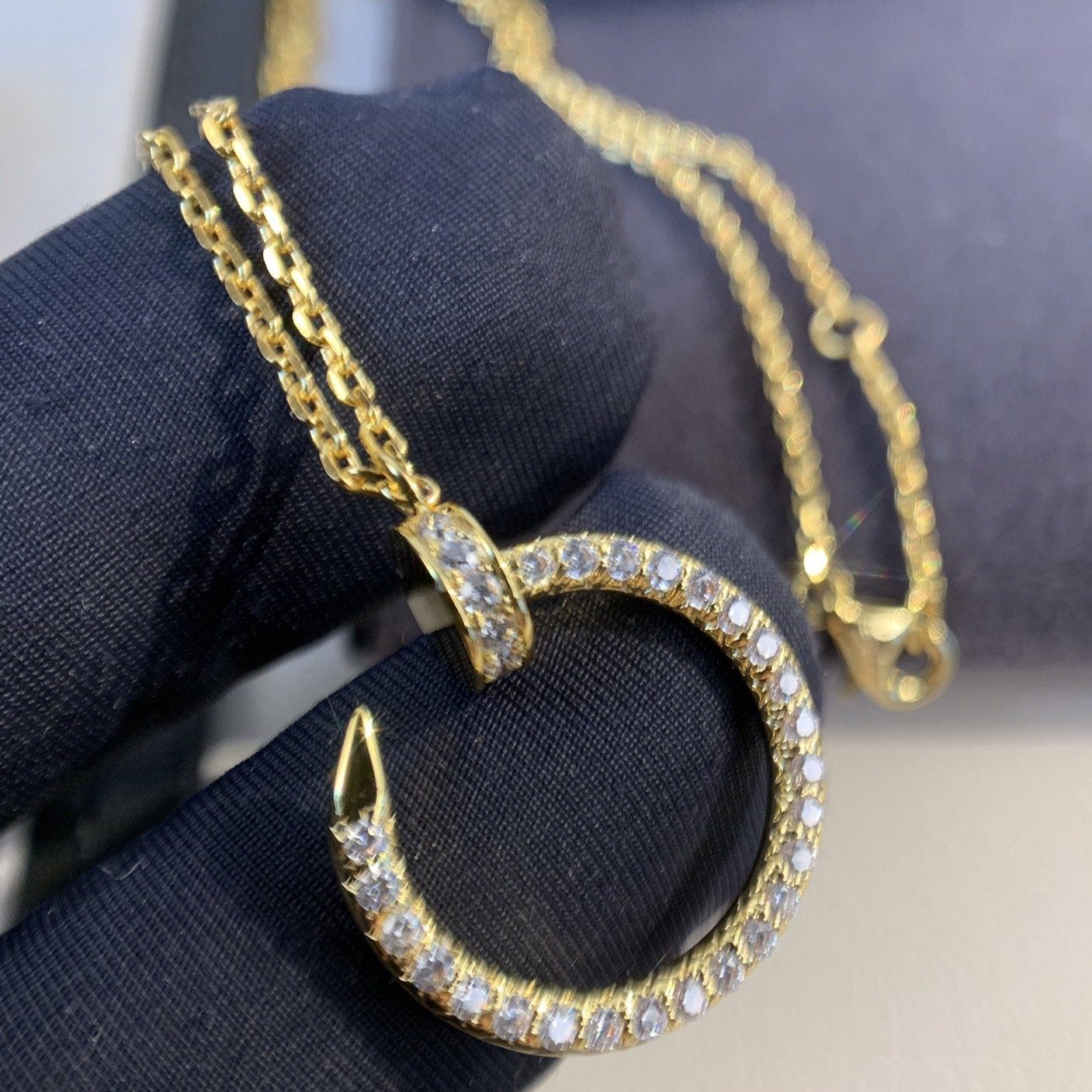 [Kincade Jewelrys] JUSTE COLLIER OR DIAMANTS 
