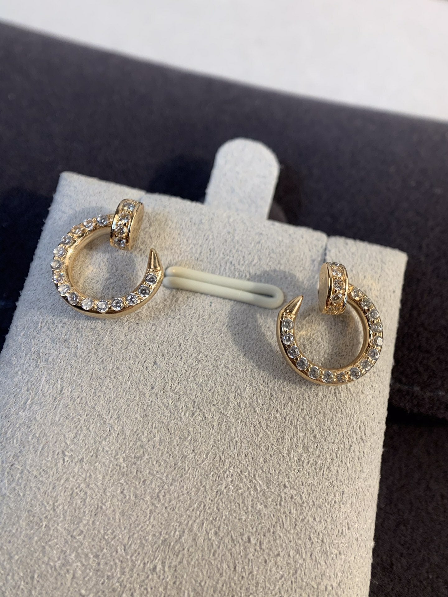 [Kincade Jewelrys]Boucles d'oreilles JUSTE en or et diamants 