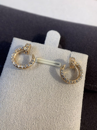 [Kincade Jewelrys]Boucles d'oreilles JUSTE en or et diamants 