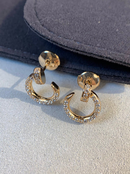 [Kincade Jewelrys]Boucles d'oreilles JUSTE en or et diamants 