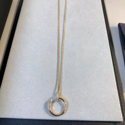 [Kincade Jewelrys]JUSTE NECKLACE PINK GOLD