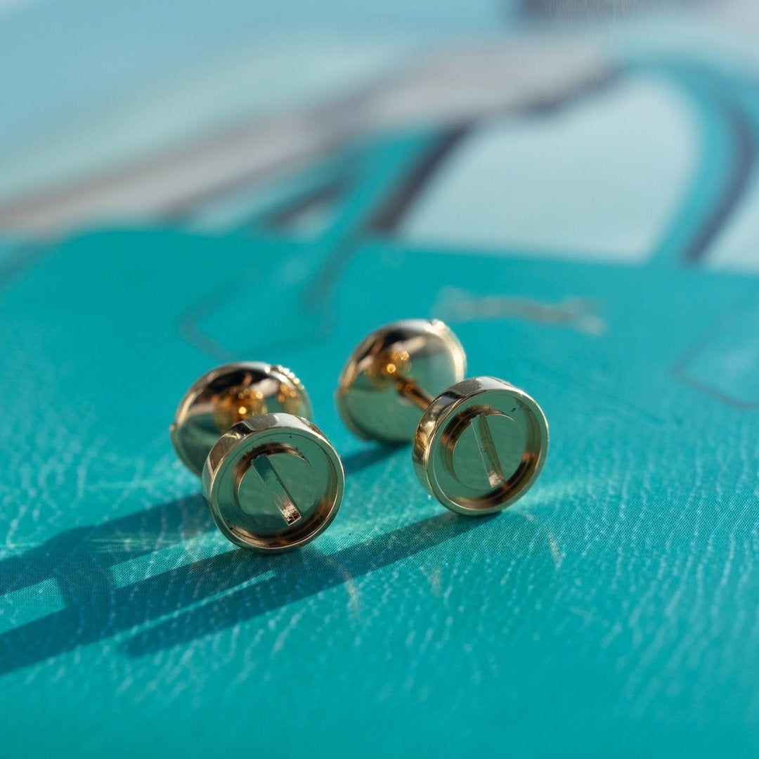 [Kincade Jewelrys]Boucles d'oreilles Love en or rose 10 mm