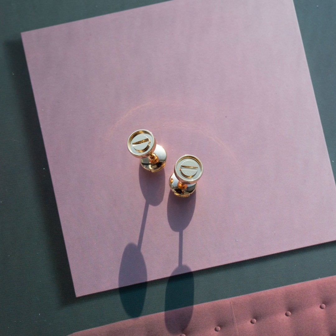 [Kincade Jewelrys]Boucles d'oreilles Love en or rose 10 mm