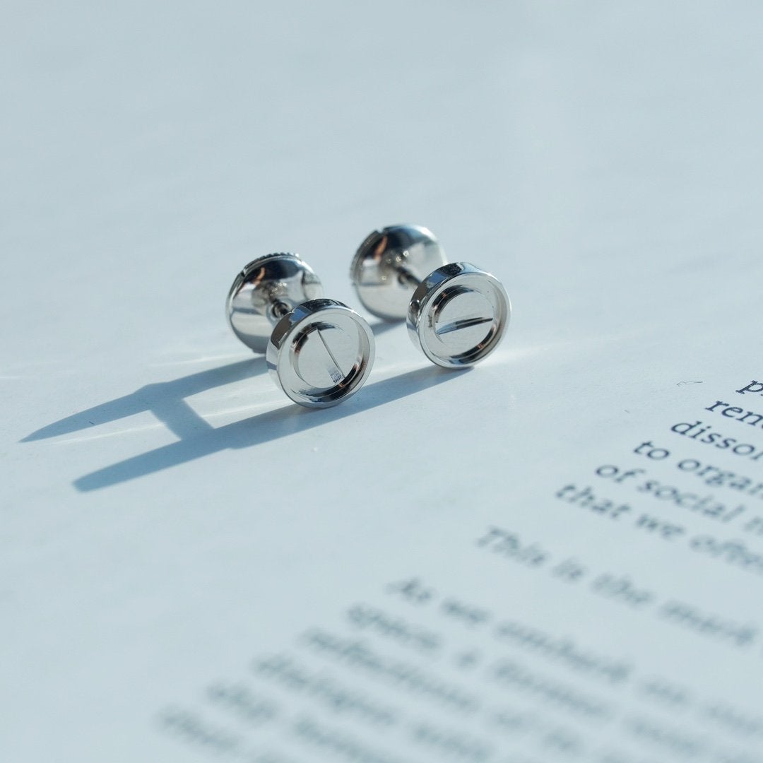 [Kincade Jewelrys]Boucles d'oreilles Love en argent 10 mm