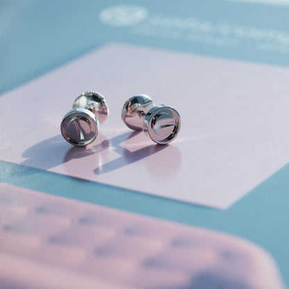 [Kincade Jewelrys]Boucles d'oreilles Love en argent 10 mm