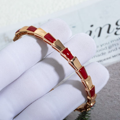 [Kincade Jewelrys] BRACELET SERPENTI OR ROSE RUBELLITE