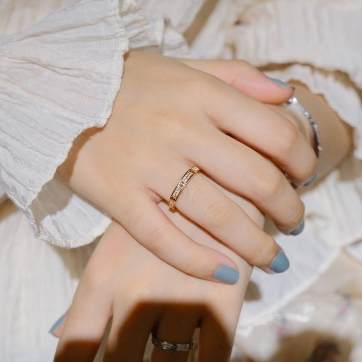 [Kincade Jewelrys]LOVE RING 2.65MM DIAMOND