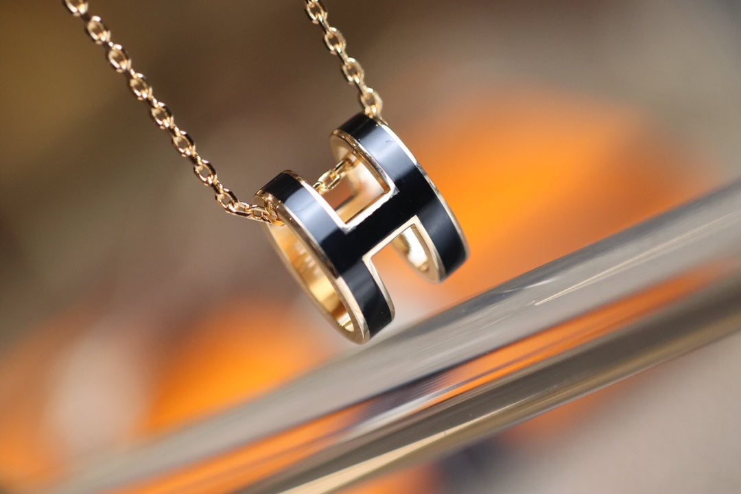 [Kincade Jewelrys] POP ​​H PÉDANT OR ROSE