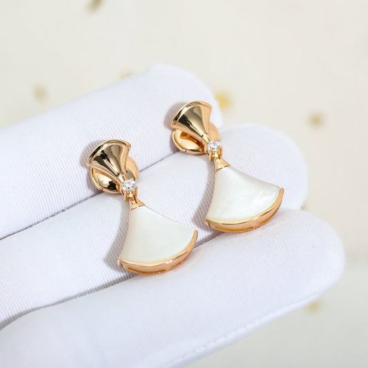 [Kincade Jewelrys]Boucles d'oreilles Dream Mop en or rose