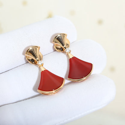 [Kincade Jewelrys]Boucles d'oreilles DREAM en cornaline et or rose