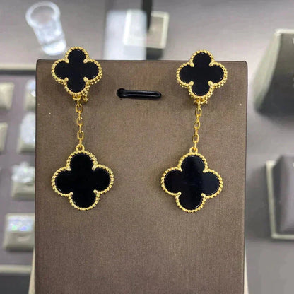 [Kincade Jewelrys] BOUCLES D'OREILLES CLOVER 2 MOTIFS (CHOIX MULTIPLES)