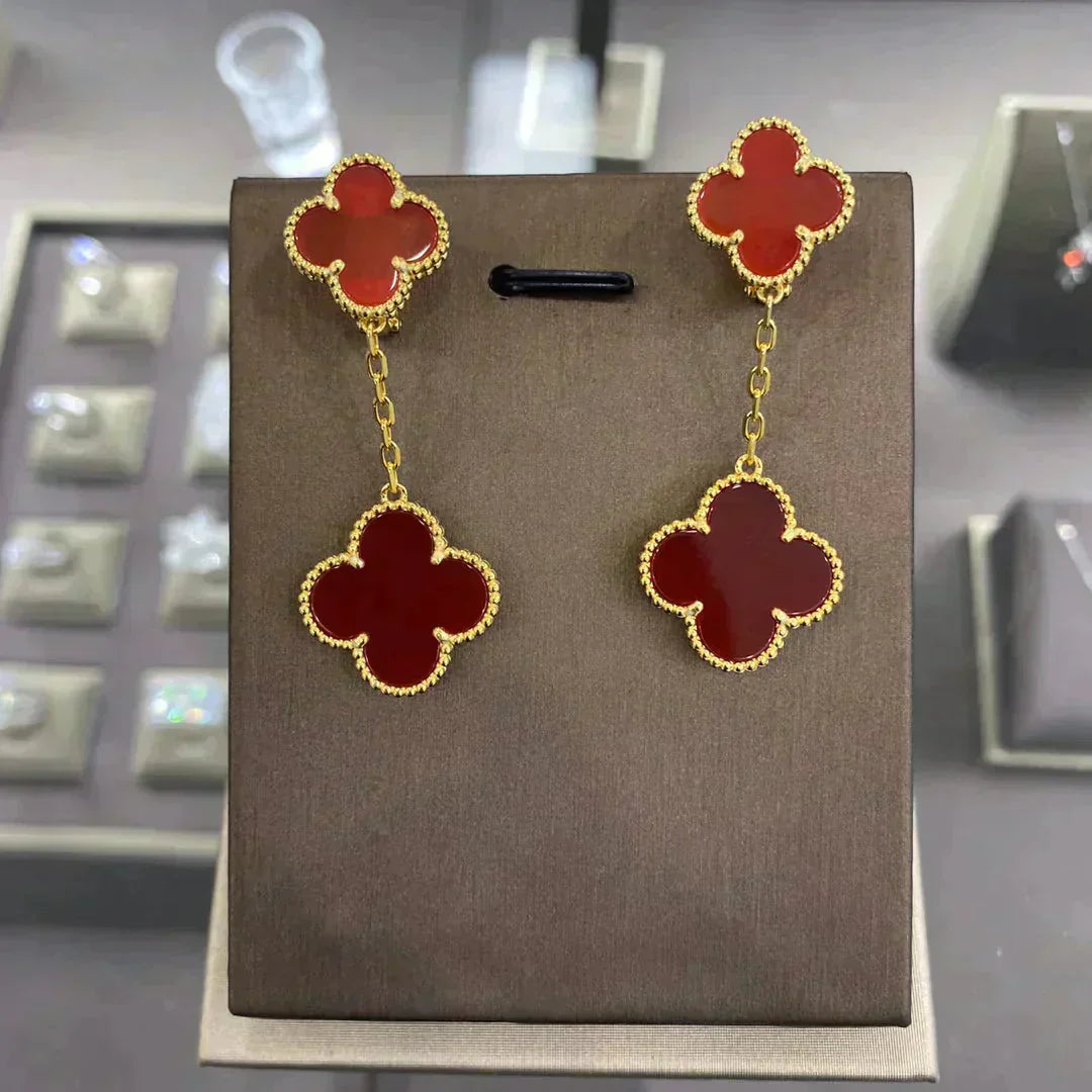[Kincade Jewelrys] BOUCLES D'OREILLES CLOVER 2 MOTIFS (CHOIX MULTIPLES)