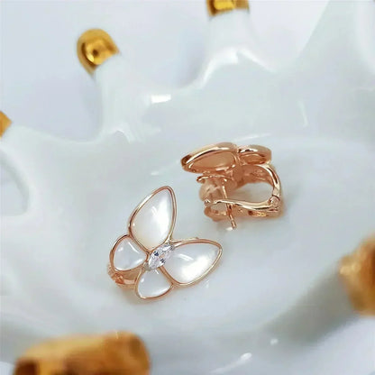 [Kincade Jewelrys]Boucles d'oreilles papillon en diamant