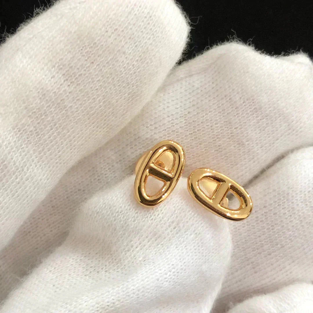 [Kincade Jewelrys]CHAINE SMALL EARRINGS GOLD AND SILVER