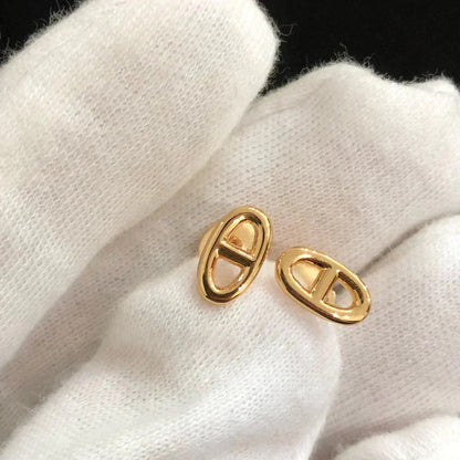 [Kincade Jewelrys]CHAINE SMALL EARRINGS GOLD AND SILVER