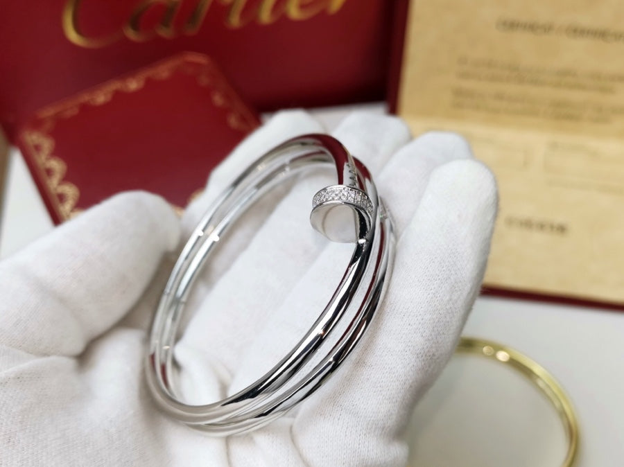[Kincade Jewelrys] JUSTE BRACELET 3,5 MM DOUBLE RANGÉE DIAMANT