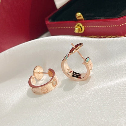 [Kincade Jewelrys]Boucles d'oreilles Love 5,7 mm 2 diamants