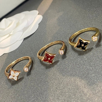 [Kincade Jewelrys] BAGUE OUVERTE STAR 1 DIAMANT