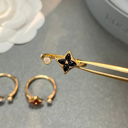 [Kincade Jewelrys] BAGUE OUVERTE STAR 1 DIAMANT