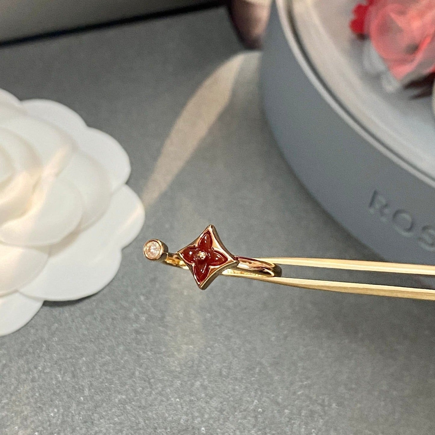 [Kincade Jewelrys] BAGUE OUVERTE STAR 1 DIAMANT