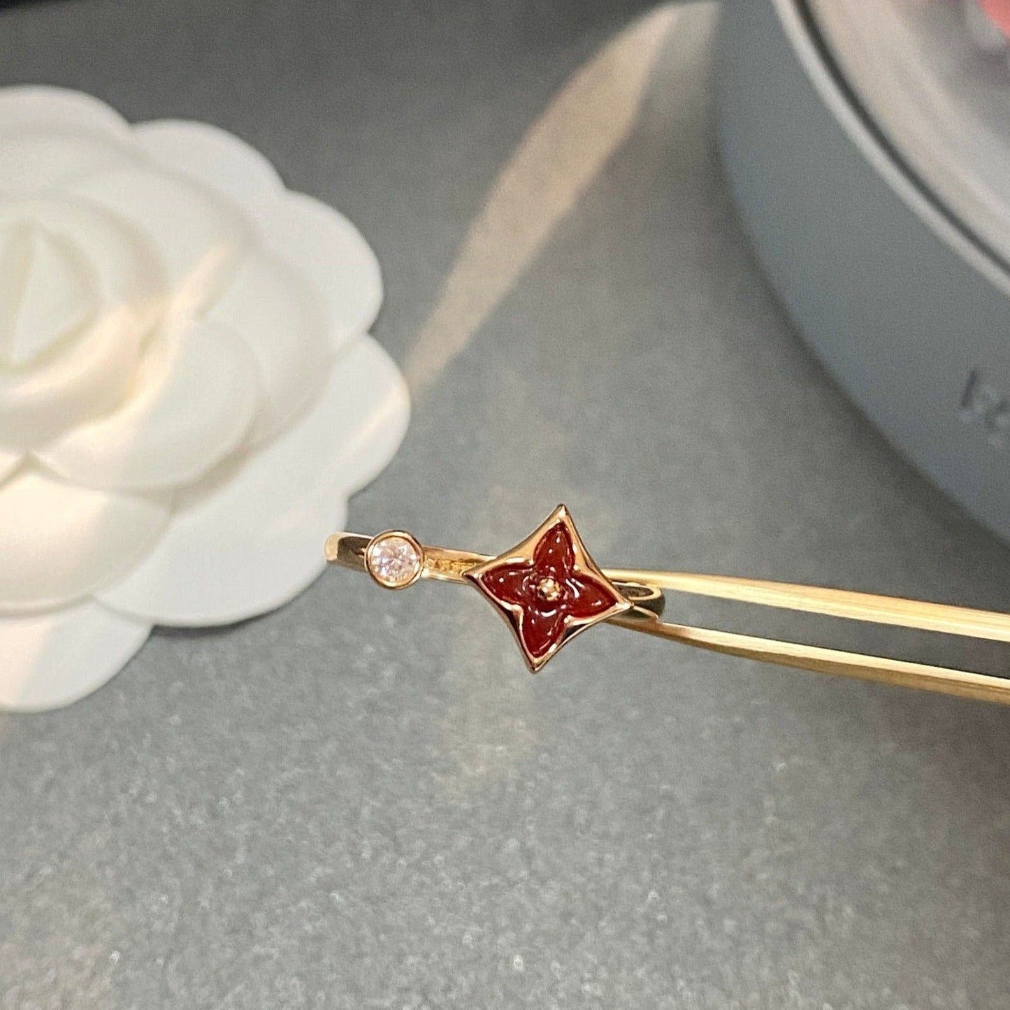 [Kincade Jewelrys] BAGUE OUVERTE STAR 1 DIAMANT