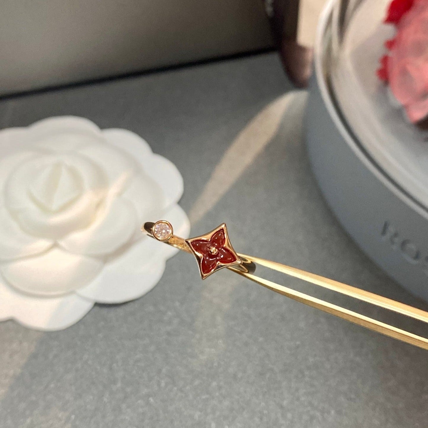 [Kincade Jewelrys] BAGUE OUVERTE STAR 1 DIAMANT