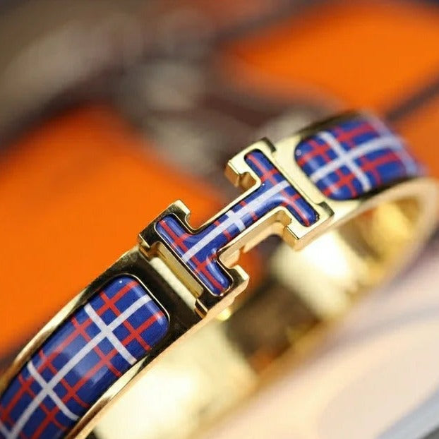 [Bijoux Kincade] Bracelet tartan en H 12 mm