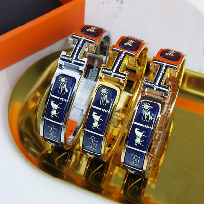 [Kincade Jewelrys]H COUVERTURES DARK BLUE BRACELET