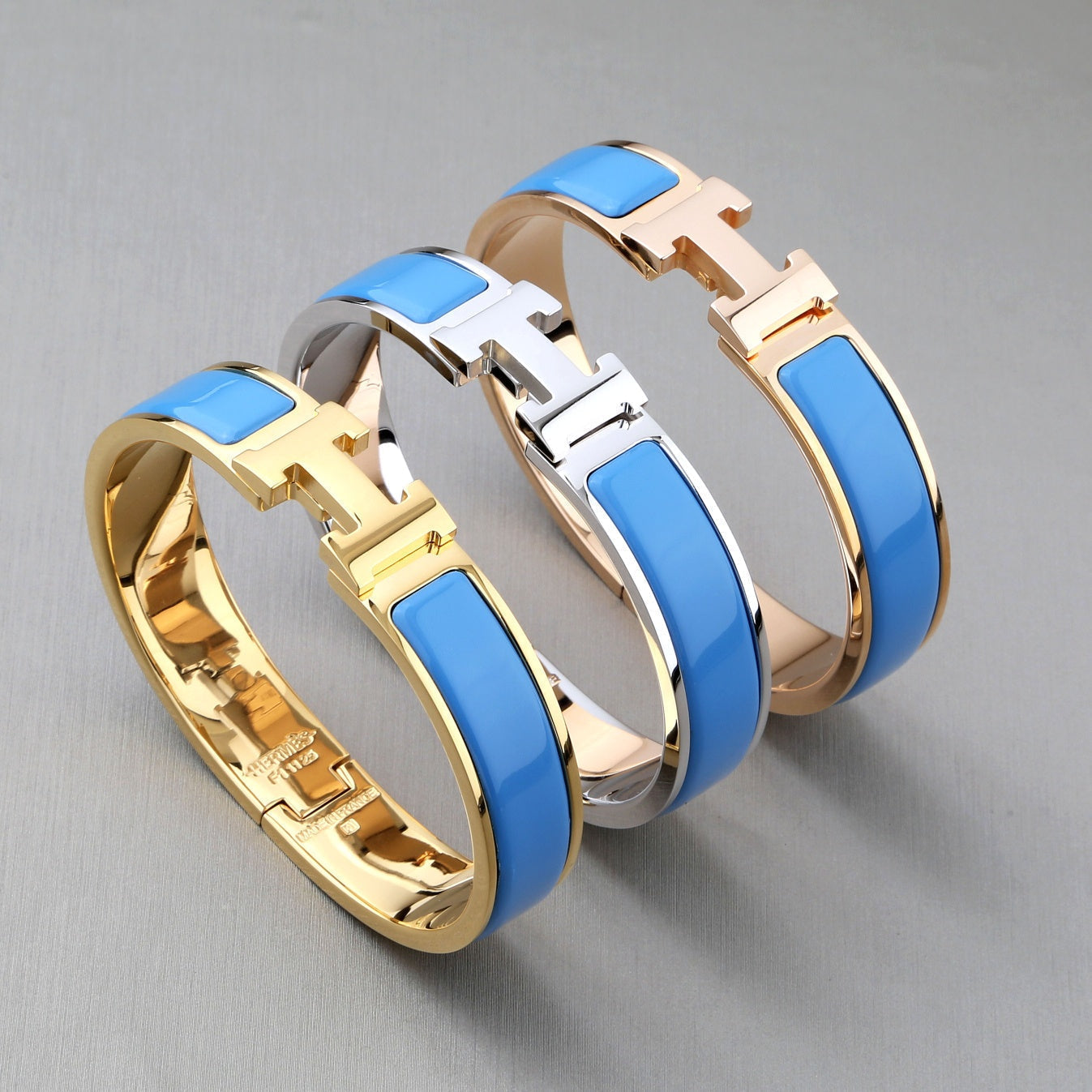 [Kincade Jewelrys] Bracelet H turquoise 12 mm