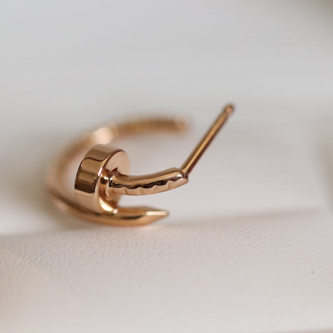 [Kincade Jewelrys]Boucles d'oreilles JUSTE en or rose