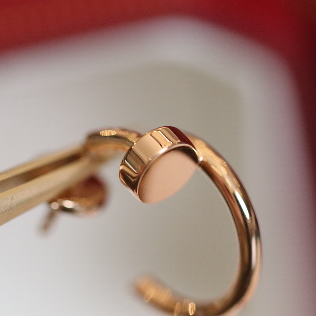 [Kincade Jewelrys]Boucles d'oreilles JUSTE en or rose