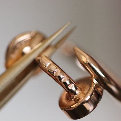 [Kincade Jewelrys]Boucles d'oreilles JUSTE en or rose