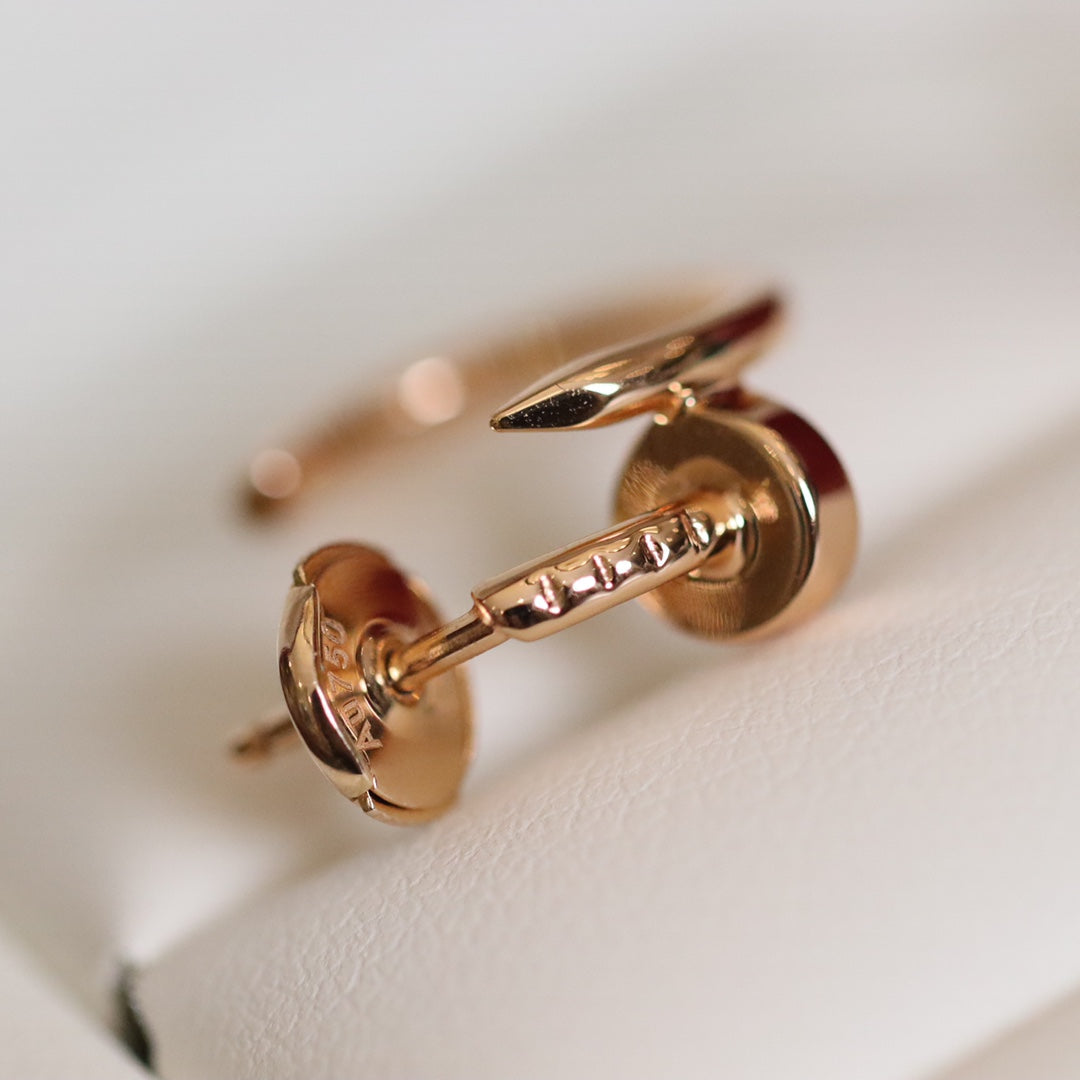 [Kincade Jewelrys]Boucles d'oreilles JUSTE en or rose