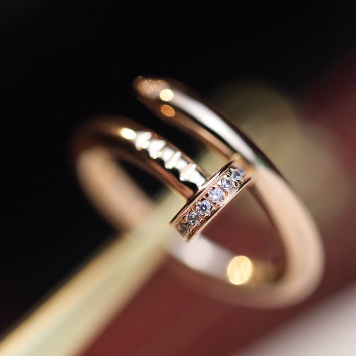 [Kincade Jewelrys] BAGUE JUSTE 2,65 MM OR ROSE DIAMANT