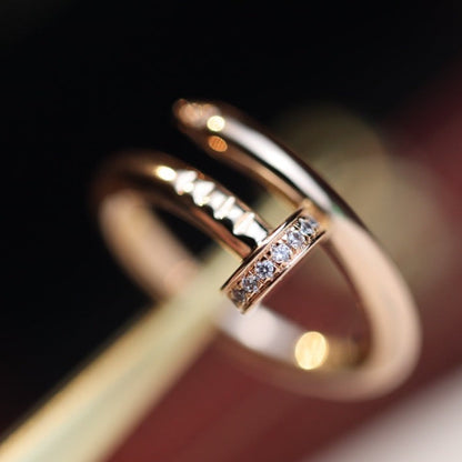 [Kincade Jewelrys] BAGUE JUSTE 2,65 MM OR ROSE DIAMANT