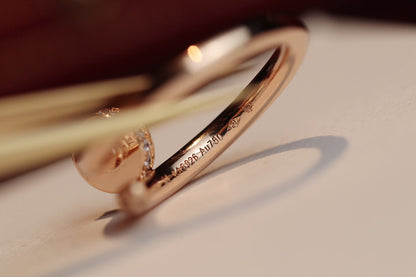 [Kincade Jewelrys] BAGUE JUSTE 2,65 MM OR ROSE DIAMANT
