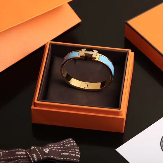 [Kincade Jewelrys]H CLOUD BLUE BRACELET GOLD DIAMOND