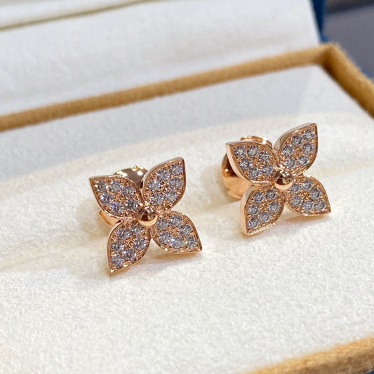[Kincade Jewelrys]Boucles d'oreilles en diamant étoilé