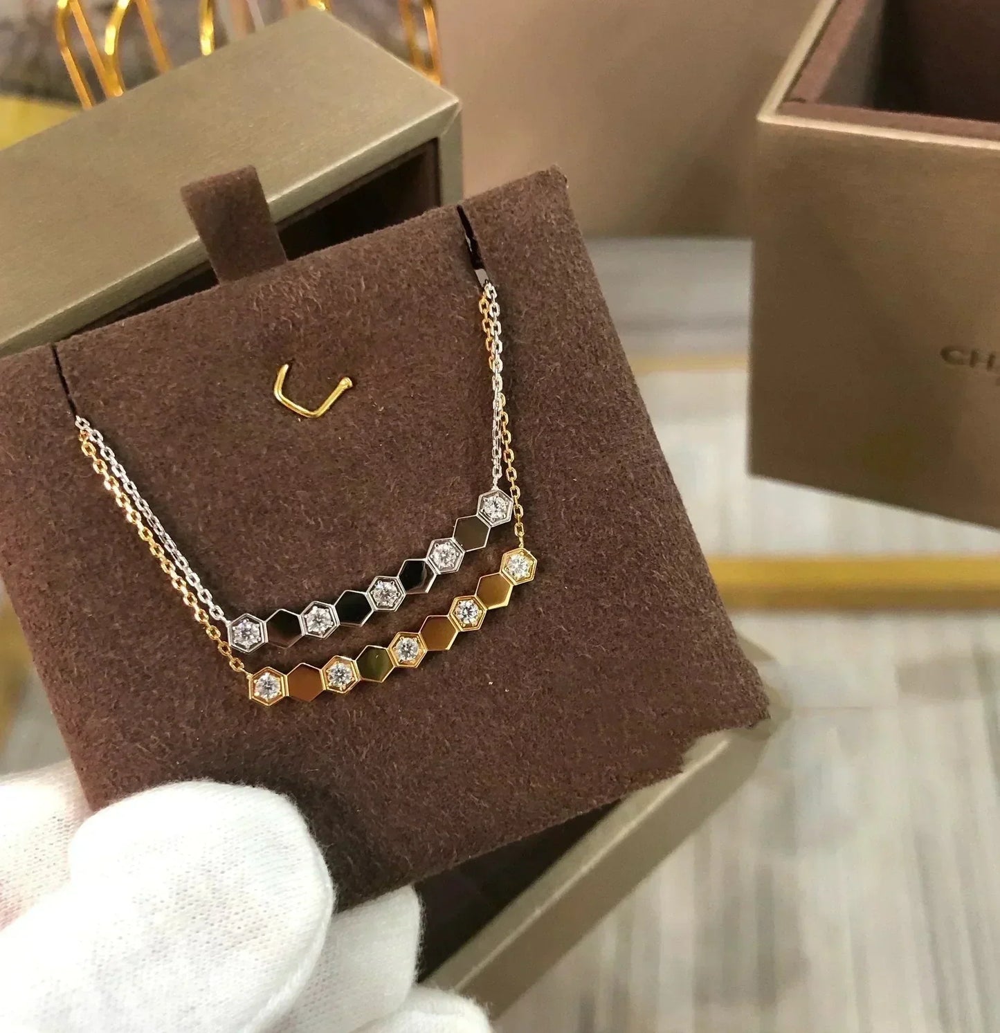 [Kincade Jewelrys] COLLIER BEE LOVE DIAMANT