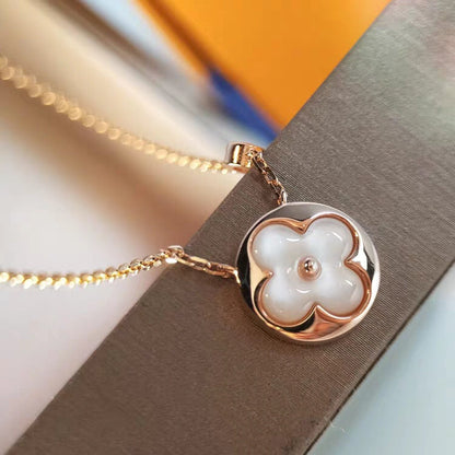 [Kincade Jewelrys] COLLIER SUN MOP OR 1 DIAMANT