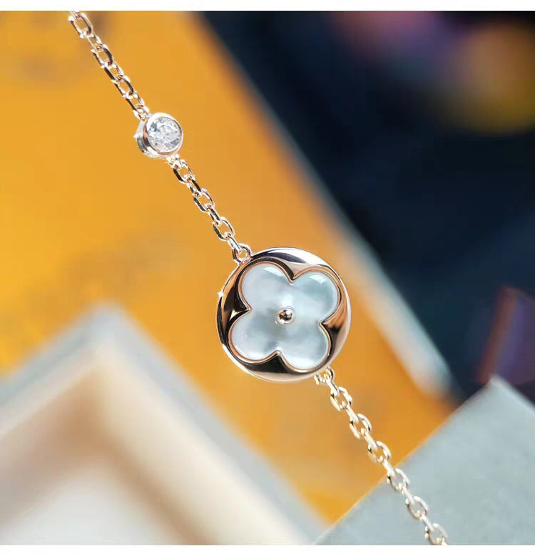[Kincade Jewelrys] COLLIER SUN MOP OR 1 DIAMANT