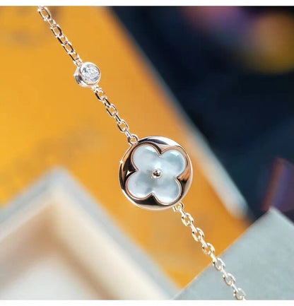 [Kincade Jewelrys] COLLIER SUN MOP OR 1 DIAMANT