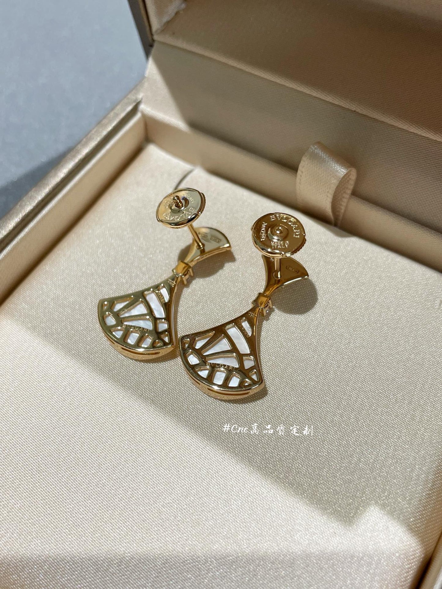 [Kincade Jewelrys]DREAM MOP 1 DIAMOND EARRINGS