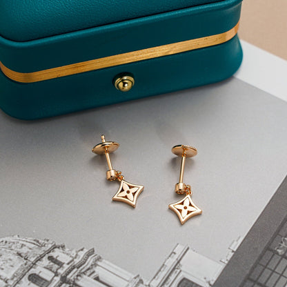[Kincade Jewelrys]STAR EARRINGS GOLD