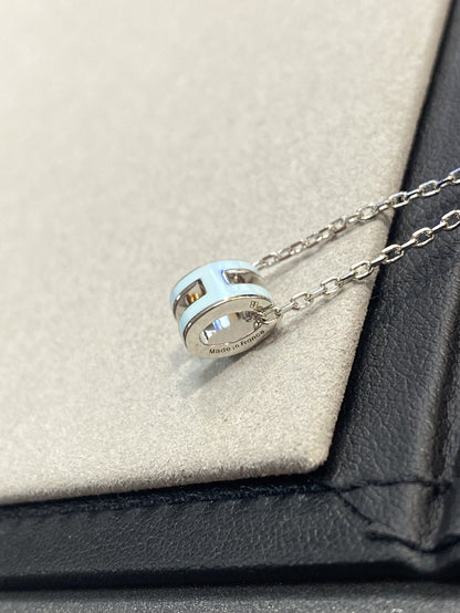 [Kincade Jewelrys] COLLIER POP H BLEU CLAIR