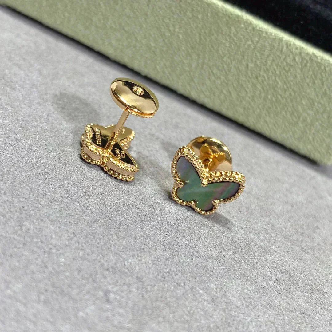 [Kincade Jewelrys]BUTTERFLY DARK MOP  EARRINGS