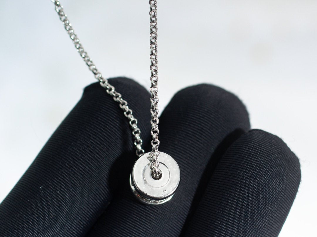 [Kincade Jewelrys]ZERO 1 SILVER DIAMOND NECKLACE