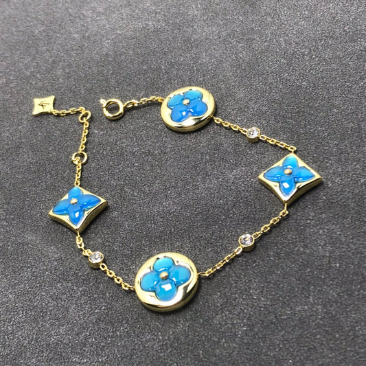 [Kincade Jewelrys]ÉTOILE ET SOLEIL TURQUOISE 4 MOTIFS 3 DIAMANTS